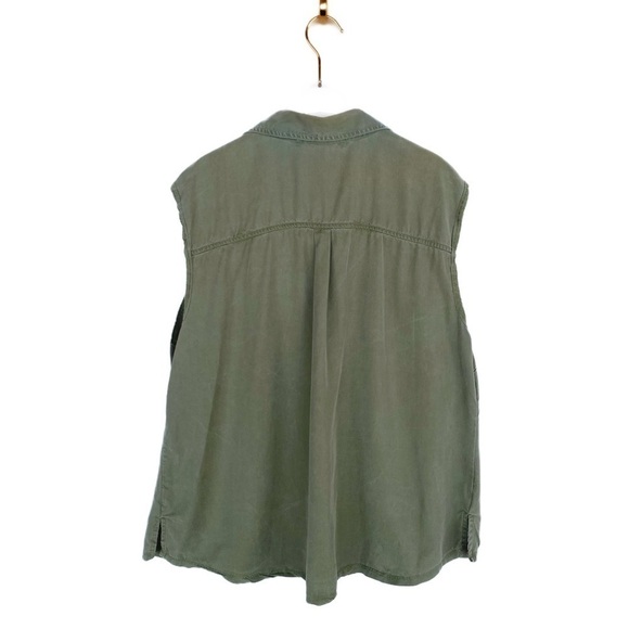 SALE 🛍️ MARC NEW YORK 100% Lyocell Army Green sleeveless top Womens size 2X - Picture 2 of 9